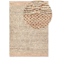 TELLIKAYA   Loper vloerkleed   Groen/Beige   160 x 230 cm   Jute
