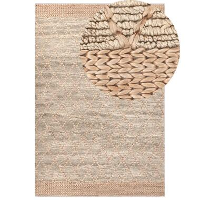 TELLIKAYA   Loper vloerkleed   Groen/Beige   200 x 300 cm   Jute
