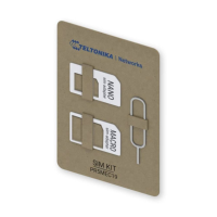 Teltonika PR5MEC19 SIM adapter Incl. SIM naald Aangepast van: Nano SIM Aangepast naar: Micro SIM