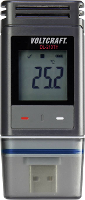 Temperatuur Datalogger, Vocht Datalogger Voltcraft Dl 210th Te Meten Grootheid Temperatuur, Vochtigheid  30 Tot +60 Â°c 0 Tot 100 % Hrel Kalibratie Conform Iso