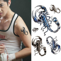 Temporary Scorpion Tattoo Transfer Body Art Sticker Waterproof