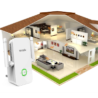 TENDA A301 300Mbps Wireless Router WiFi Repeater Universal Range Extender with 2 External Antenna