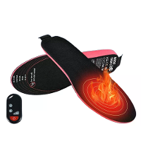 TENGOO 1 Paar EVA Unisex Elektrische Verwarmde Inlegzolen Draadloze Afstandsbediening Thermische Oplaadbare Slimme Verwa