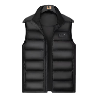 TENGOO 17 Zones Verwarmde Vest USB Opladen Winter Warm Dons Mouwloze Jas Buitenkleding Top voor Mannen Vrouwen