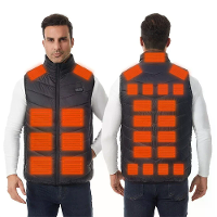 TENGOO 4 Controle 27 Zone Verhitting Vest voor Mannen en Vrouwen Elektrisch Constante Temperatuur Controle Winter Warme