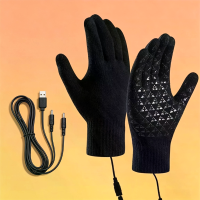 TENGOO 5V USB aangedreven verwarmde handschoenen voor heren en dames, 5 seconden snelle verwarming touchscreen Thuismijn