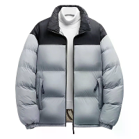 TENGOO 6 Zones Modieuze Kleurblok Verwarmde Jas voor Mannen en Vrouwen 3 Temperatuur Niveaus Winter Warm Broodstijl Buit