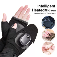 TENGOO Elektrische Verwarmingshandschoenen USB Oplaadbaar 3 Snelheden Temperatuur Warm Waterdicht Winter Buiten Reis Han