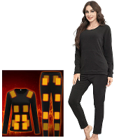 TENGOO HDA 20 Verwarmde Ondergoed Pant Set Algehele Lichaam Verwarming Temperatuur APP Controle Thermische Lange Mouwen