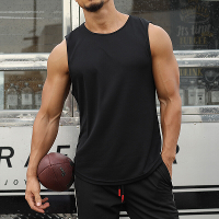 TENGOO Heren Sneldrogend Sport Hemd Ademend Elastisch Mouwloos Fitness Tank Top voor Buiten Basketbal Hardlopen Training