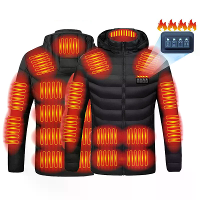 TENGOO HJ 21 Verwarmd Jack 21 Verwarmde Zones Jas USB Opladen Winter Warm Waterdicht Buiten Wandelen Kamperen Elektrisch