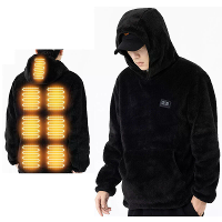 TENGOO HS09 Slim Geïsoleerde Hoodies Trui 9 Verwarmingsgebieden Snelle Verhitting USB Oplaadbaar Wasbaar Veiligheid Mode