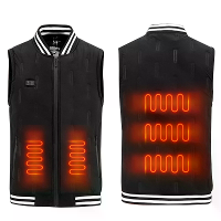 TENGOO HV 09 Verwarmde Vest 9 Verwarmingsgebieden Overmaat Vrouwen mannen Wintervest Zelfverwarmend Vest Usb Elektrisch