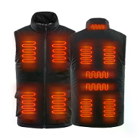 TENGOO HV 11B Unisex 11 Zones Verwarmd Vest 3 standen Verwarmde Mouwloze Jassen USB Elektrische Thermische Kleding Winte