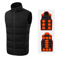 TENGOO HV 21A Verwarmde Vest 21 Gebieden 4 Controlezones USB opladen Winter Warm Buiten Elektrische Verwarming Mouwloze