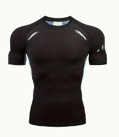 TENGOO Quick Dry Fitness T Shirt 90% Polyester Ademend Effen Kleur Mode Lichtgewicht Training Korte Mouw voor Fietsen Ru