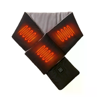 TENGOO Snelle Verwarmde Sjaal voor Dames Heren USB Oplaadbare Fleece gevoerde Katoenen Elektrische Verwarmde Sjaal voor