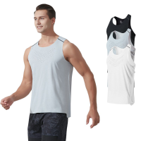TENGOO Sport Fitness Mouwloos Shirt Sneldrogend Modieus Ademend Heren Tank Tops Trainingsshirts Training voor Gym Workou