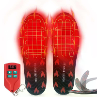 TENGOO Unisex Elektrische Verwarmde Botinsoles   Draadloze Afstandsbediening,60s Verwarming,USB Oplaadbaar,Waterdicht,In