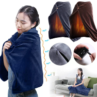 TENGOO USB elektrische verwarmde shawl 100*70cm zachte flanellen verwarmde dekens voor in de winter draagbare snelle ver