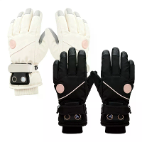 TENGOO USB Oplaadbare Verwarmde Handschoenen Touchscreen 3 Niveaus Temperatuur Winddicht Warme Fietshandschoenen voor Bu