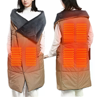TENGOO Verwarmd Dekentje 6 Verwarmingszones Drievoudige Versnellingen Temperatuurregeling Wasbaar Slim Warm Dekentje voo