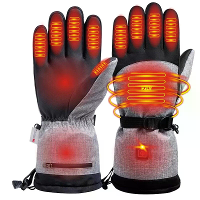 TENGOO Verwarmde Handschoenen Thermisch Winter Waterproof Ski Verwarmde Handschoenen MTB Rijden Winddicht Motorfiets Vij