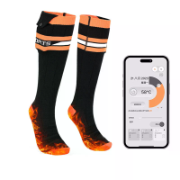 TENGOO Verwarmde Lange Sokken APP Controle Drievoudige Temperatuurregelaar USB opladen Warme Sportsokken voor Winter Bui