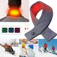 TENGOO verwarmde nek sjaal slimme winterverwarmer USB verwarming drie standen met temperatuur verstelbaar