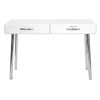 Tenzo bureau Cobra 2 lades   wit   76,5x120x50 cm   Leen Bakker
