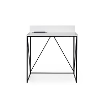 Tenzo bureau Tell   wit/zwart   86x80x48 cm   Leen Bakker