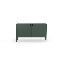Tenzo dressoir Uno 2 deurs   groen   89x148x40 cm   Leen Bakker