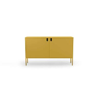 Tenzo dressoir Uno 2 deurs   mosterd   89x148x40 cm   Leen Bakker