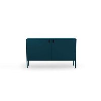Tenzo dressoir Uno 2 deurs   petrol   89x148x40 cm   Leen Bakker