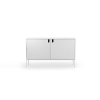 Tenzo dressoir Uno 2 deurs   wit   89x148x40 cm   Leen Bakker