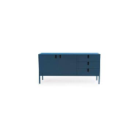 Tenzo dressoir Uno   petrol   86x171x46 cm   Leen Bakker