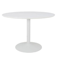 Tenzo eetkamertafel Taco   wit 74xØ110 cm