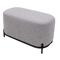 Tenzo hocker Harry   grijs   46x82x42 cm   Leen Bakker