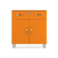 Tenzo kast Malibu   oranje   92x86x41 cm   Leen Bakker