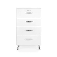 Tenzo ladekast Cobra 4 lades   wit   92x56x43 cm   Leen Bakker