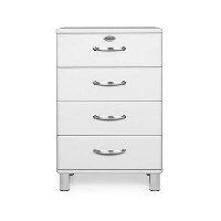 Tenzo ladekast Malibu 4 lades   wit   92x60x41 cm   Leen Bakker