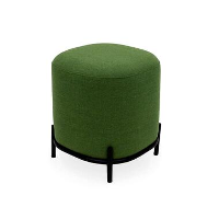 Tenzo poef Harry   groen   46x42x42 cm   Leen Bakker