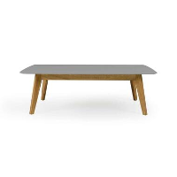 Tenzo salontafel Bess   grijs/eiken   38x120x60 cm