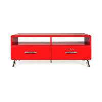 Tenzo tv meubel Cobra   rood   46x118x43 cm   Leen Bakker