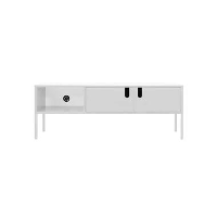 Tenzo tv meubel Uno 2 deurs   wit   50x137x40 cm   Leen Bakker