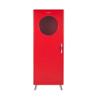 Tenzo wandkast Cobra   rood   149x56x43 cm   Leen Bakker