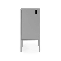 Tenzo wandkast Uno 1 deurs   grijs   89x40x40 cm   Leen Bakker