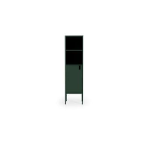 Tenzo wandkast Uno 1 deurs   groen   152x40x40 cm   Leen Bakker