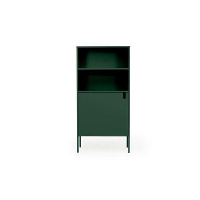 Tenzo wandkast Uno 1 deurs   groen   152x76x40 cm   Leen Bakker