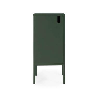 Tenzo wandkast Uno 1 deurs   groen   89x40x40 cm   Leen Bakker